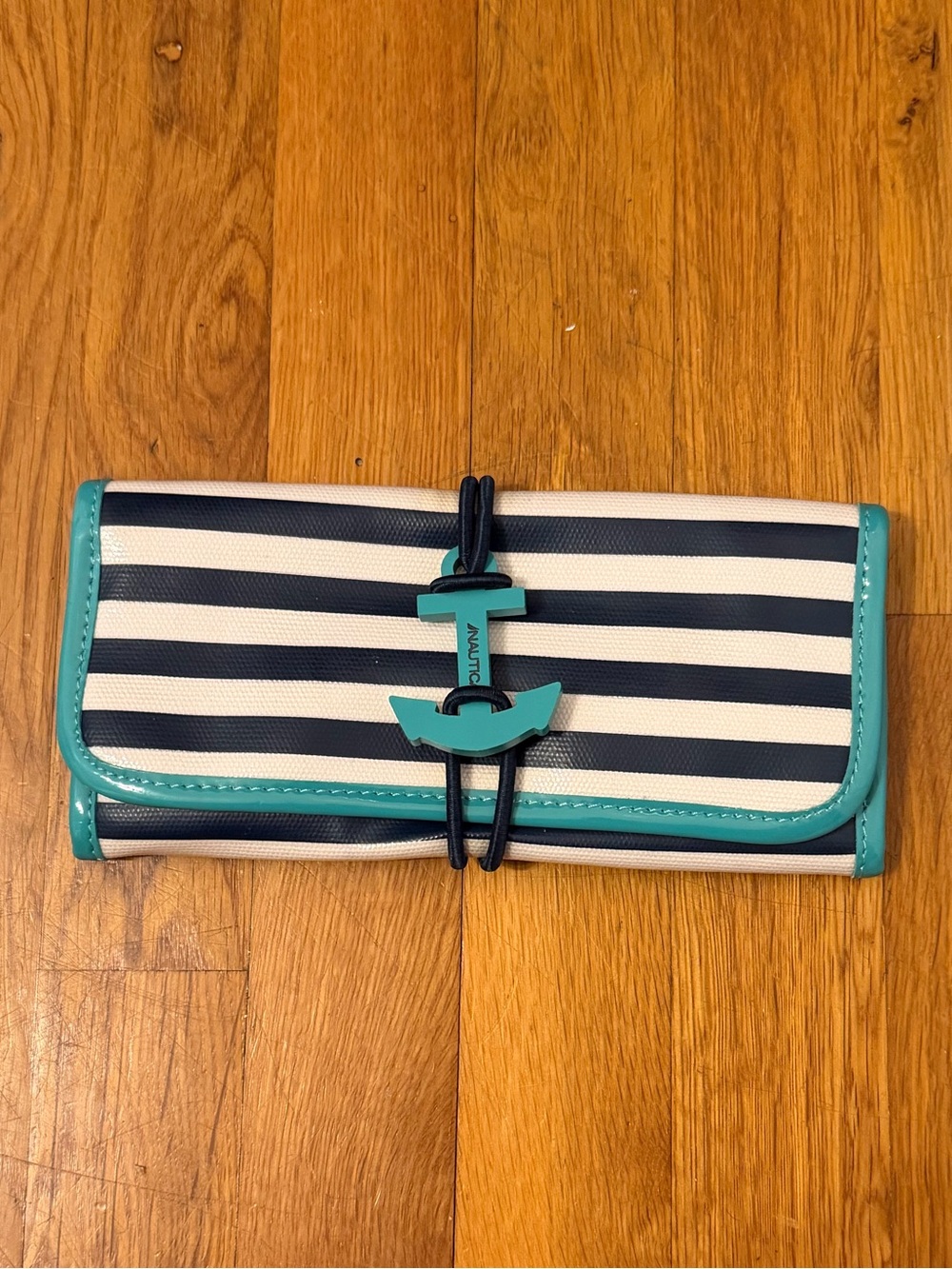 Nautica Stripe Travel Jewelry Organizer